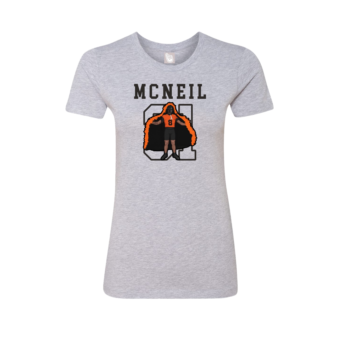 Fitted Women's Tee — Shirsey in Grey