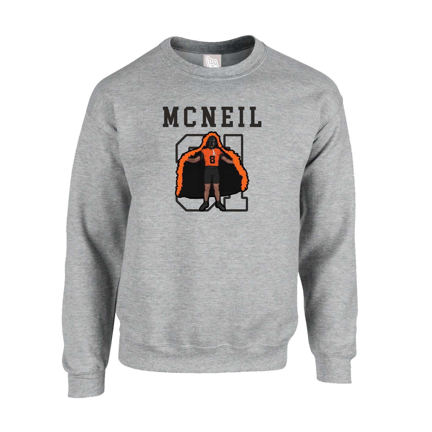 Fleece Crew — Shirsey in Grey