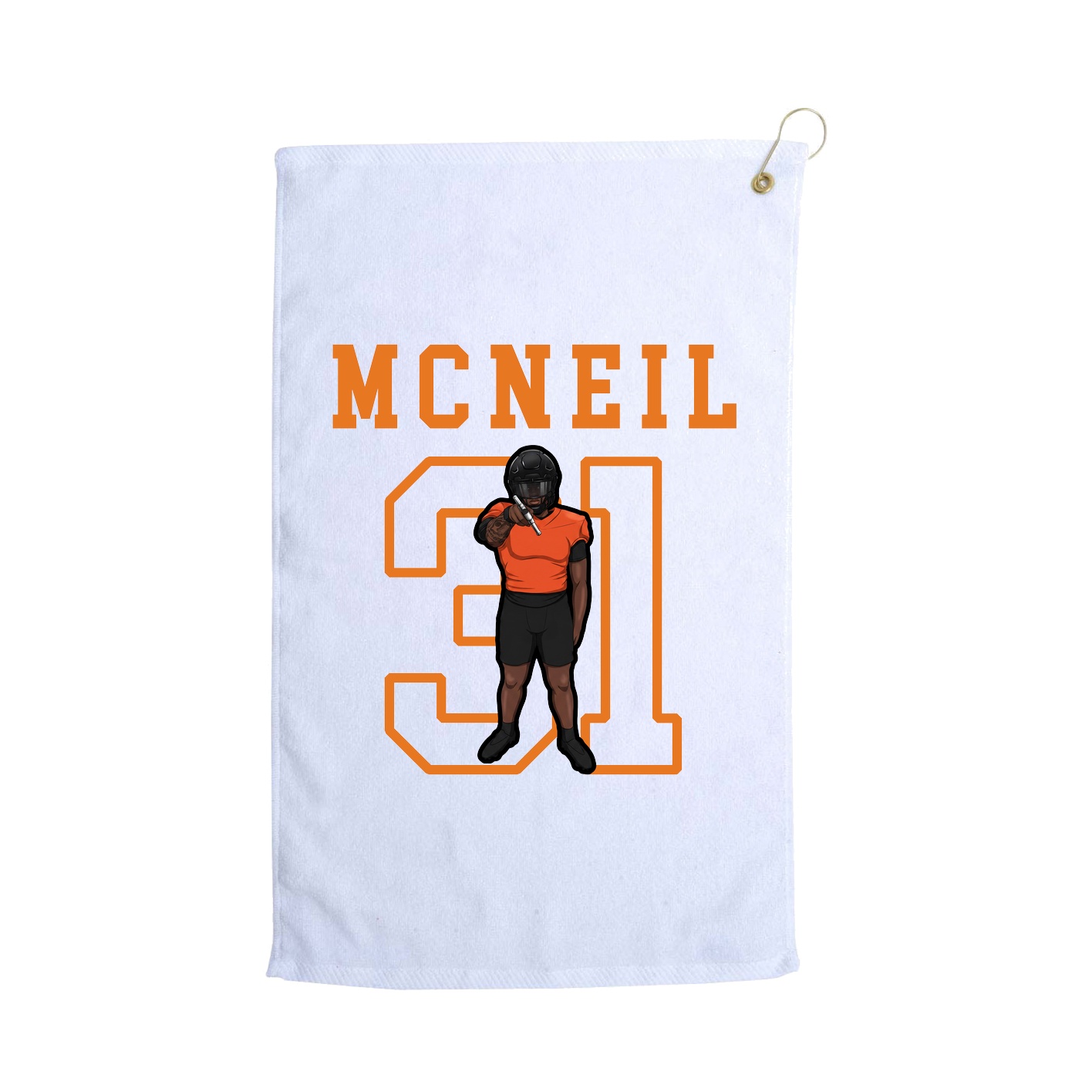 Golf Towel — Shirsey in White