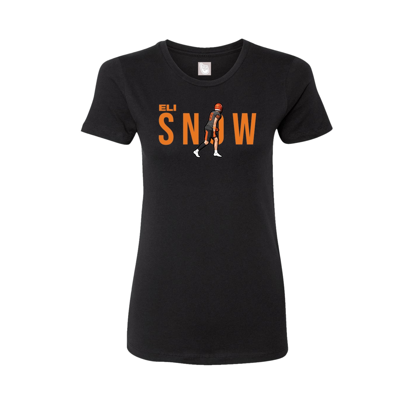 Womens Tee — Player Name in Black