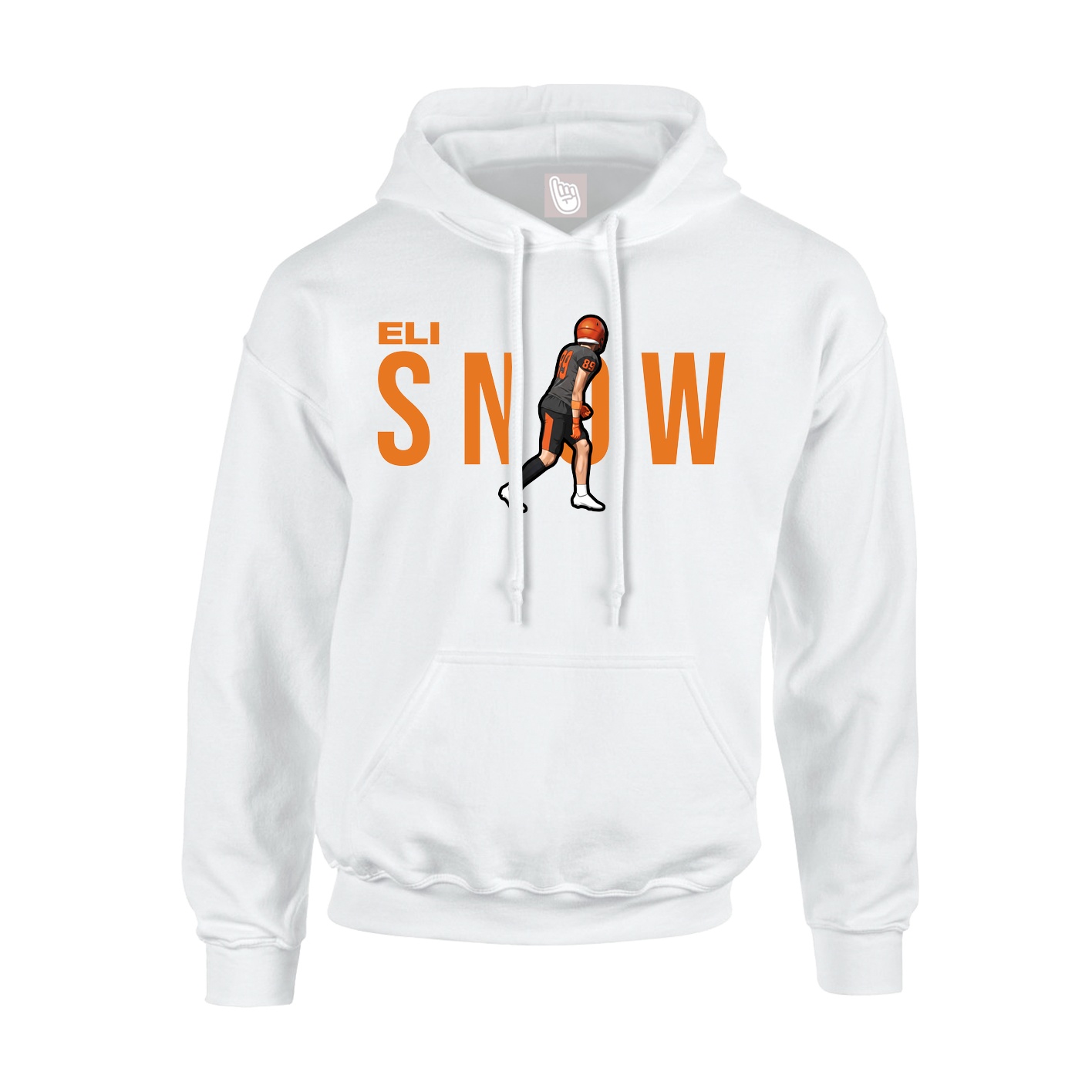 Hoodie — Player Name in White