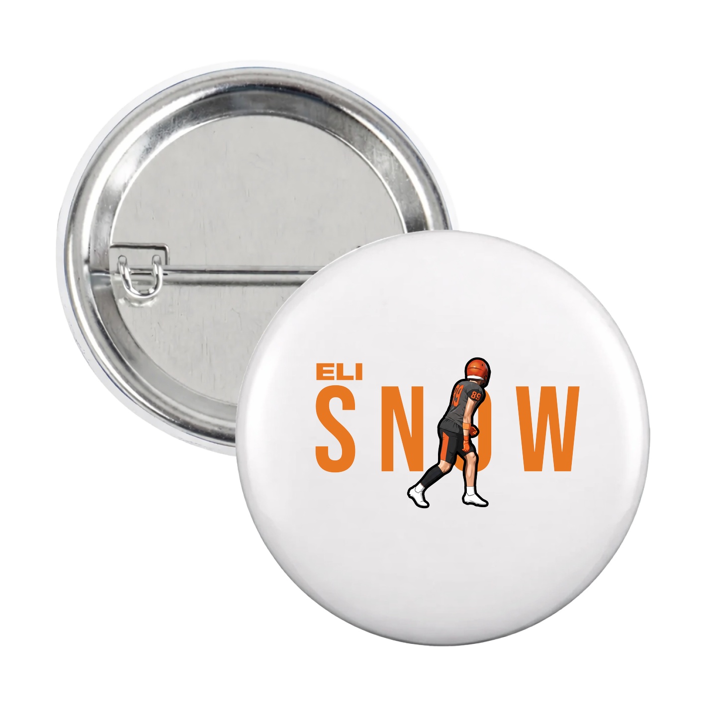 Game Day Button — Player Name in White