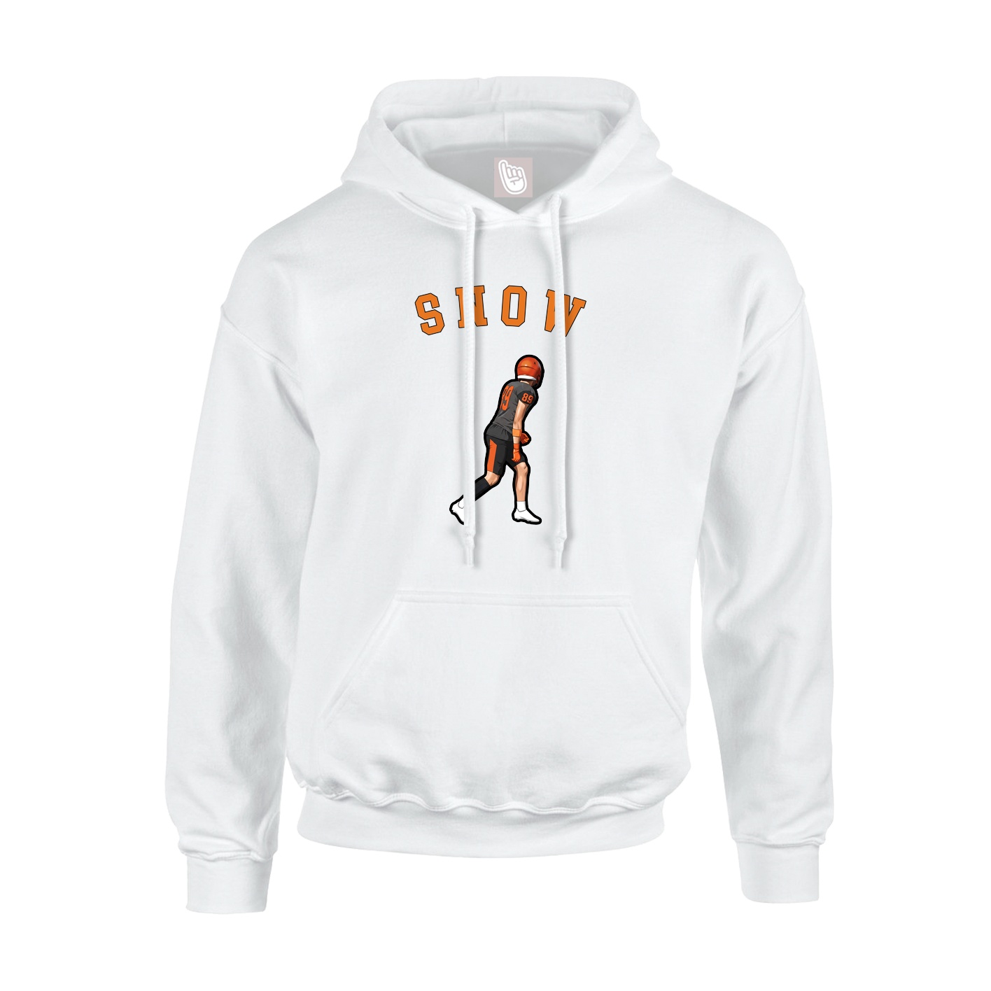 Hoodie — Shirsey Arch in White
