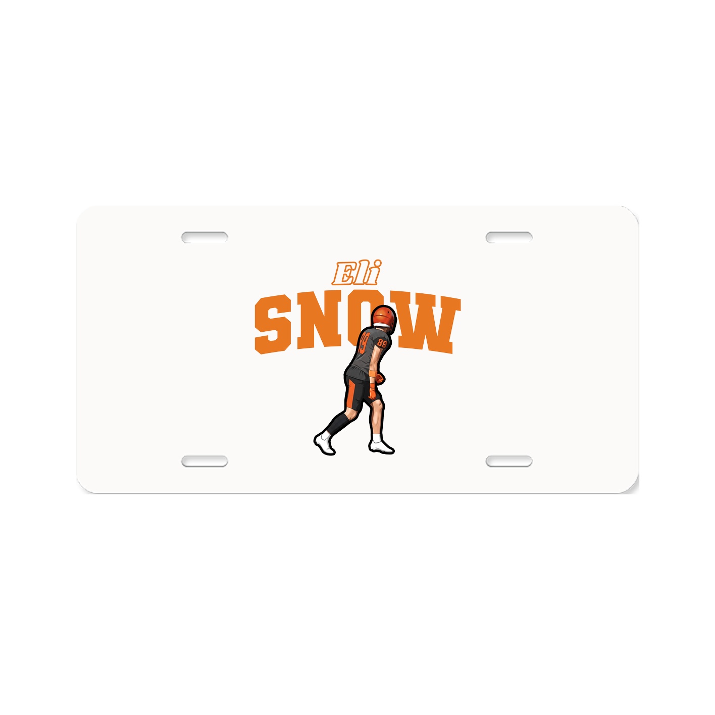 License Plate — Name Arch in Classic