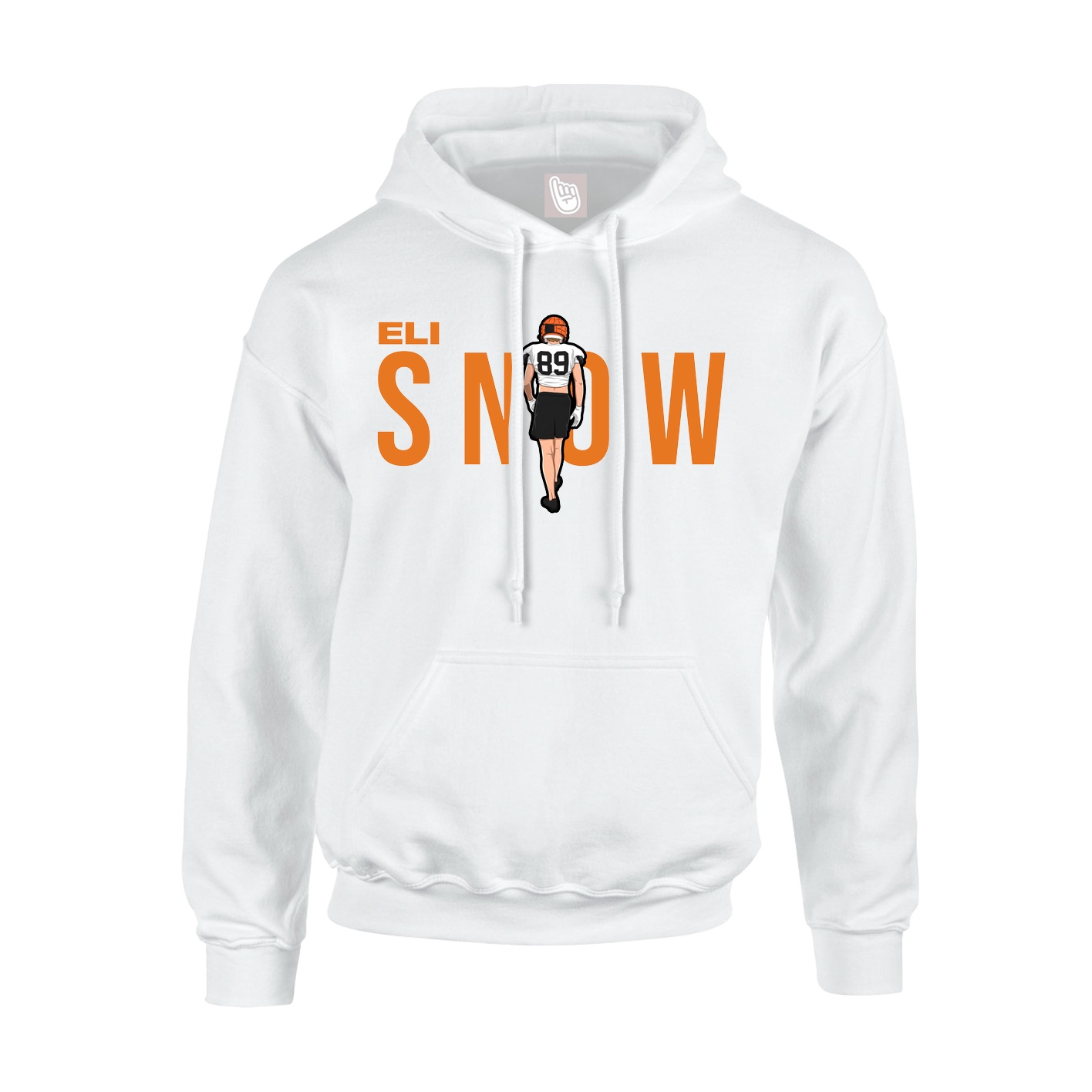Hoodie — Player Name in White
