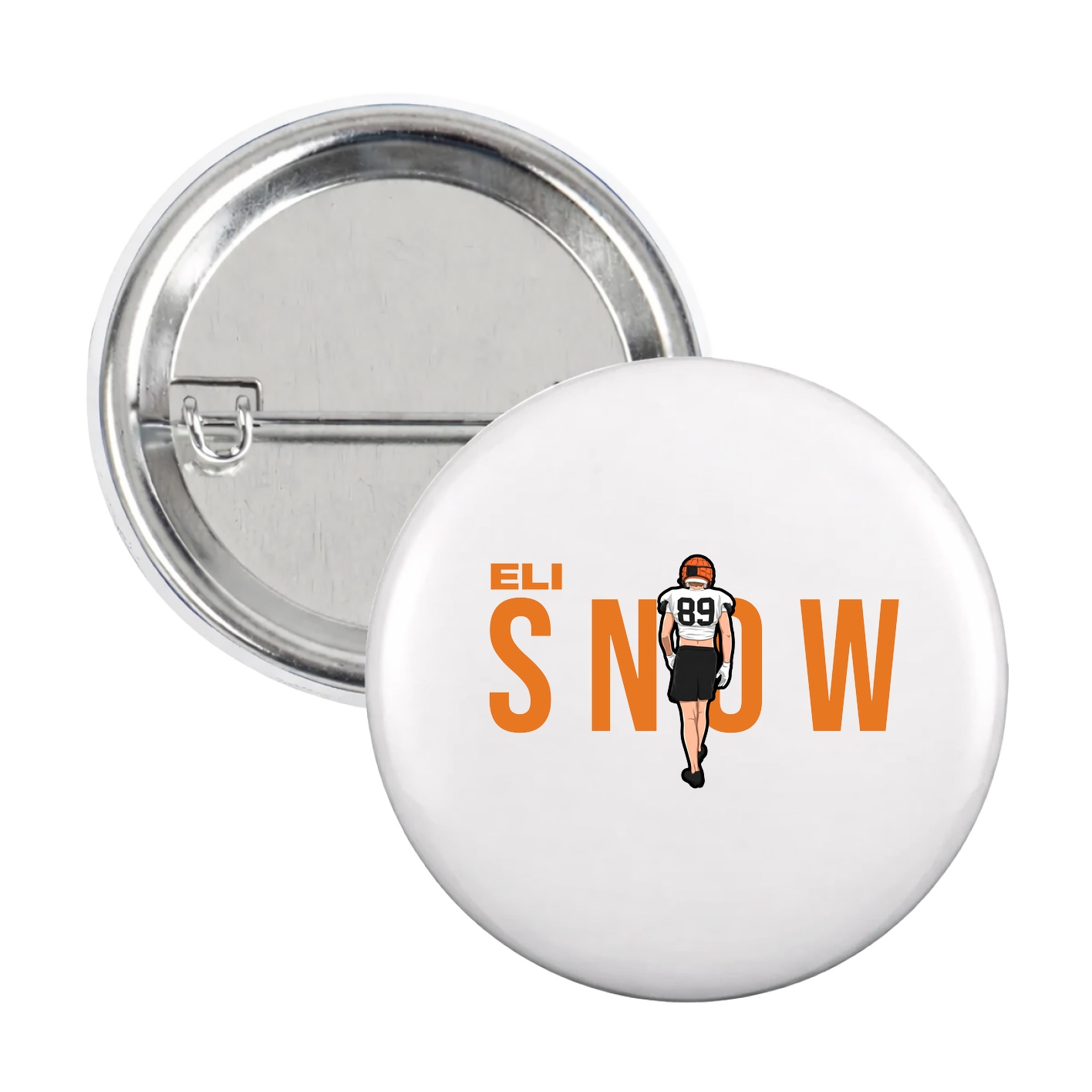 Game Day Button — Player Name in White