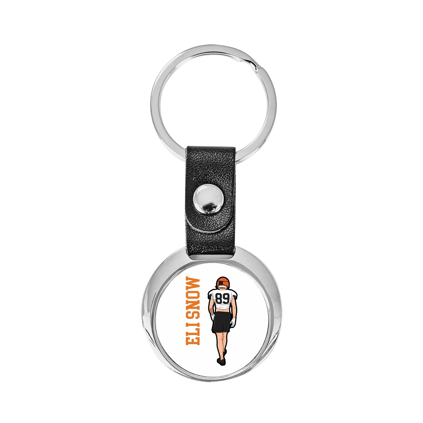 Key Chain — Name Vertical in Classic