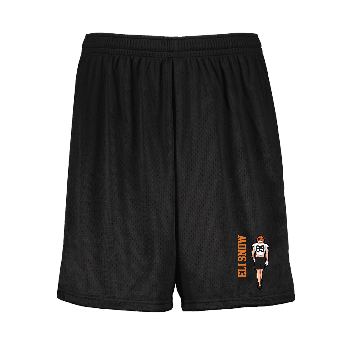 Shorts — Name Vertical in Black