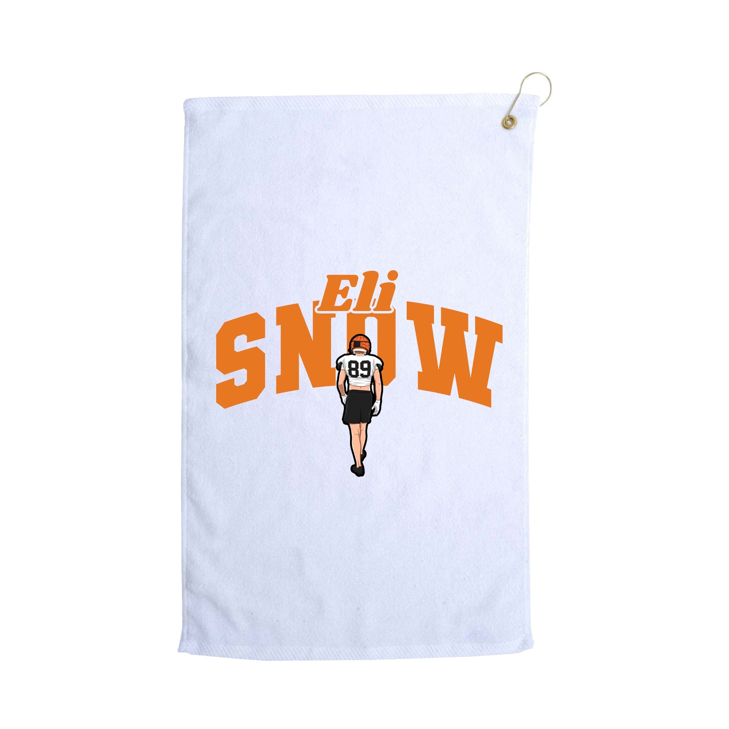 Golf Towel — Signature Arch in White