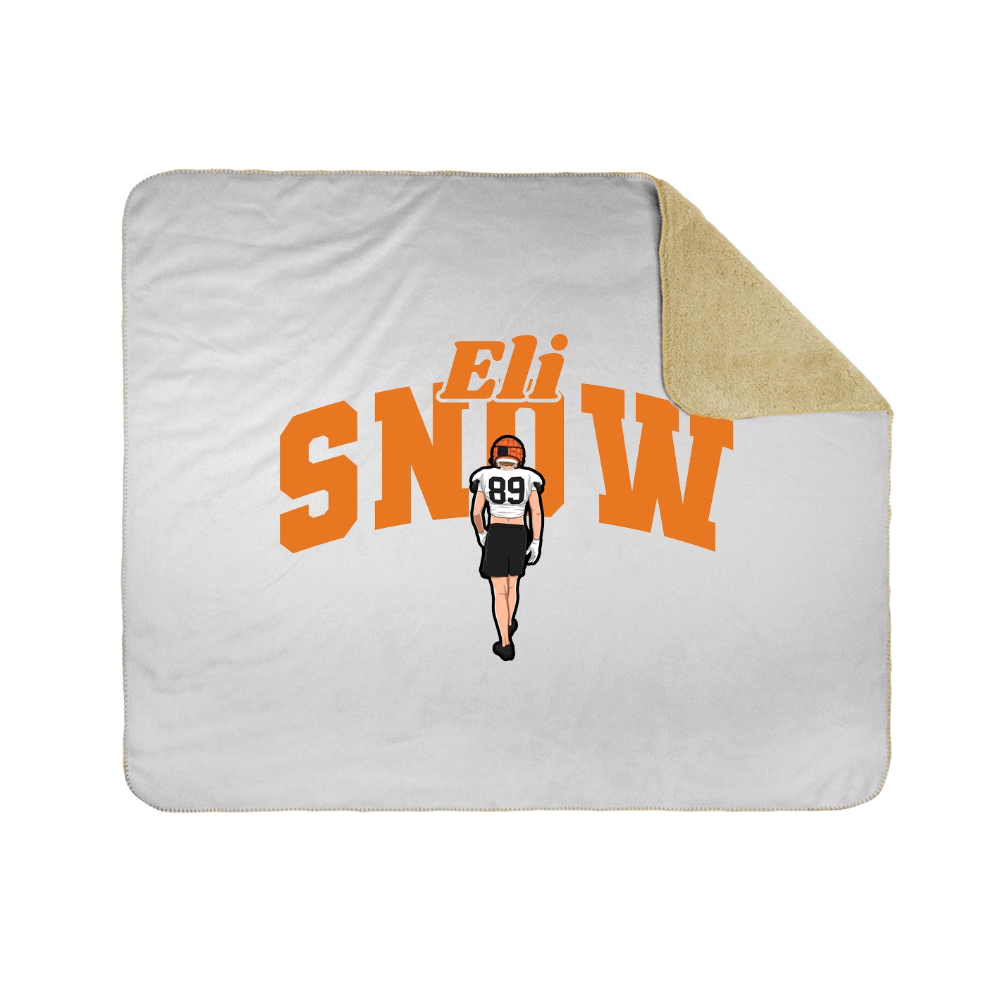 Throw Blanket — Signature Arch in White