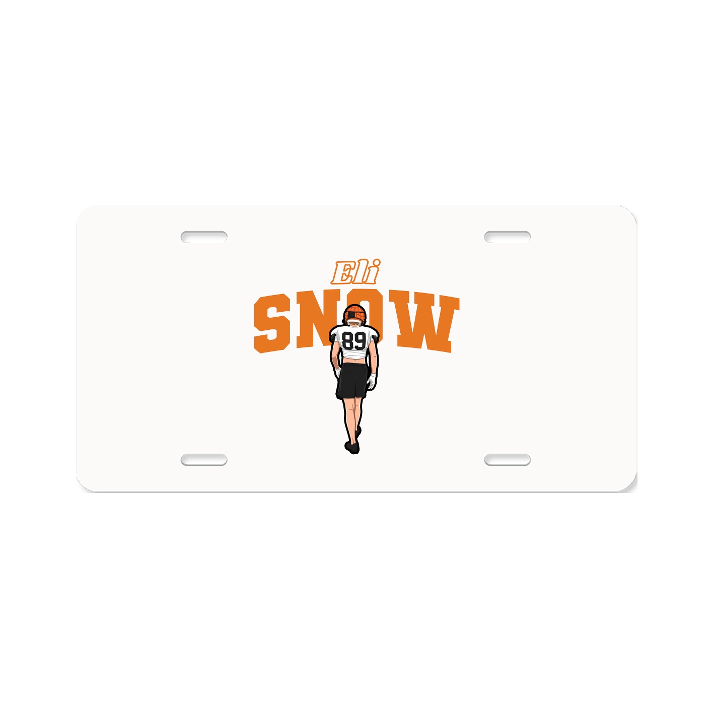 License Plate — Name Arch in Classic