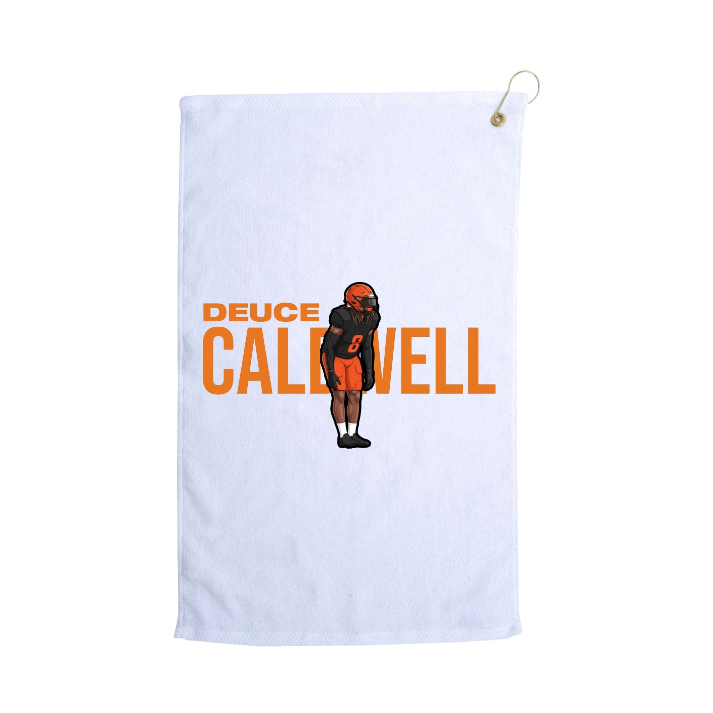 Golf Towel — Player Name in White