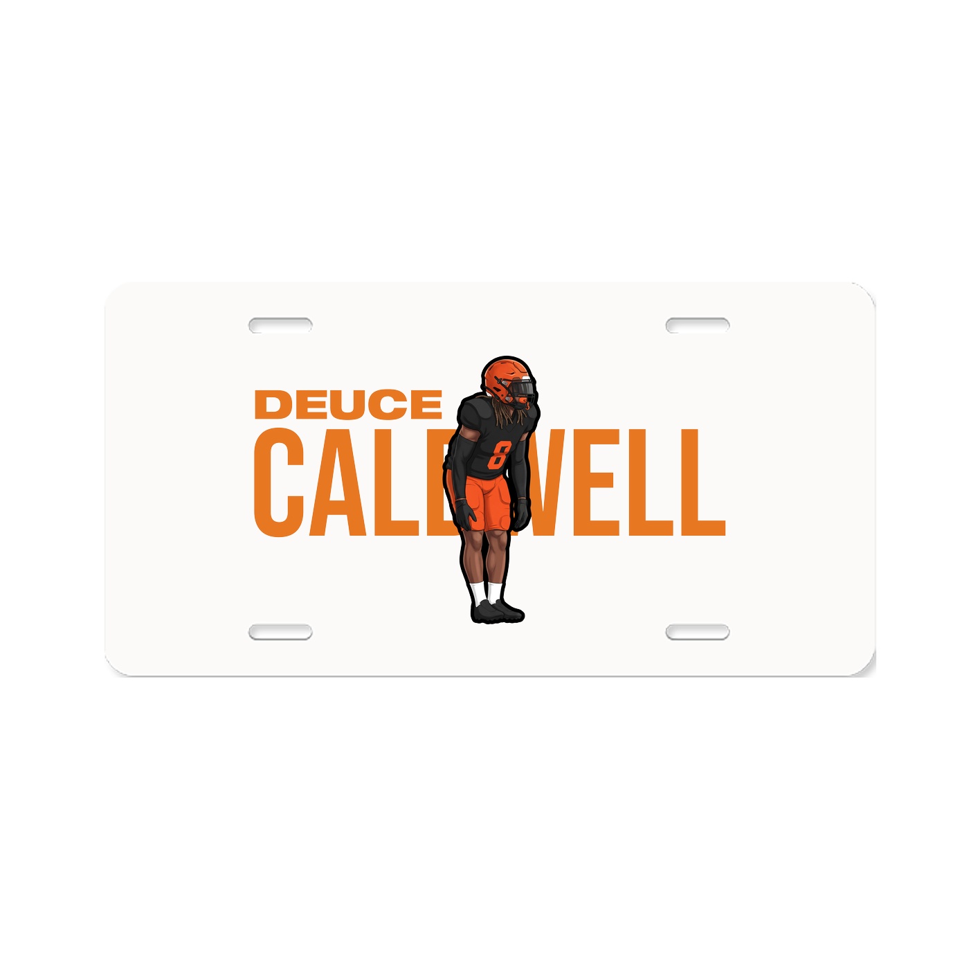 License Plate — Player Name in Classic