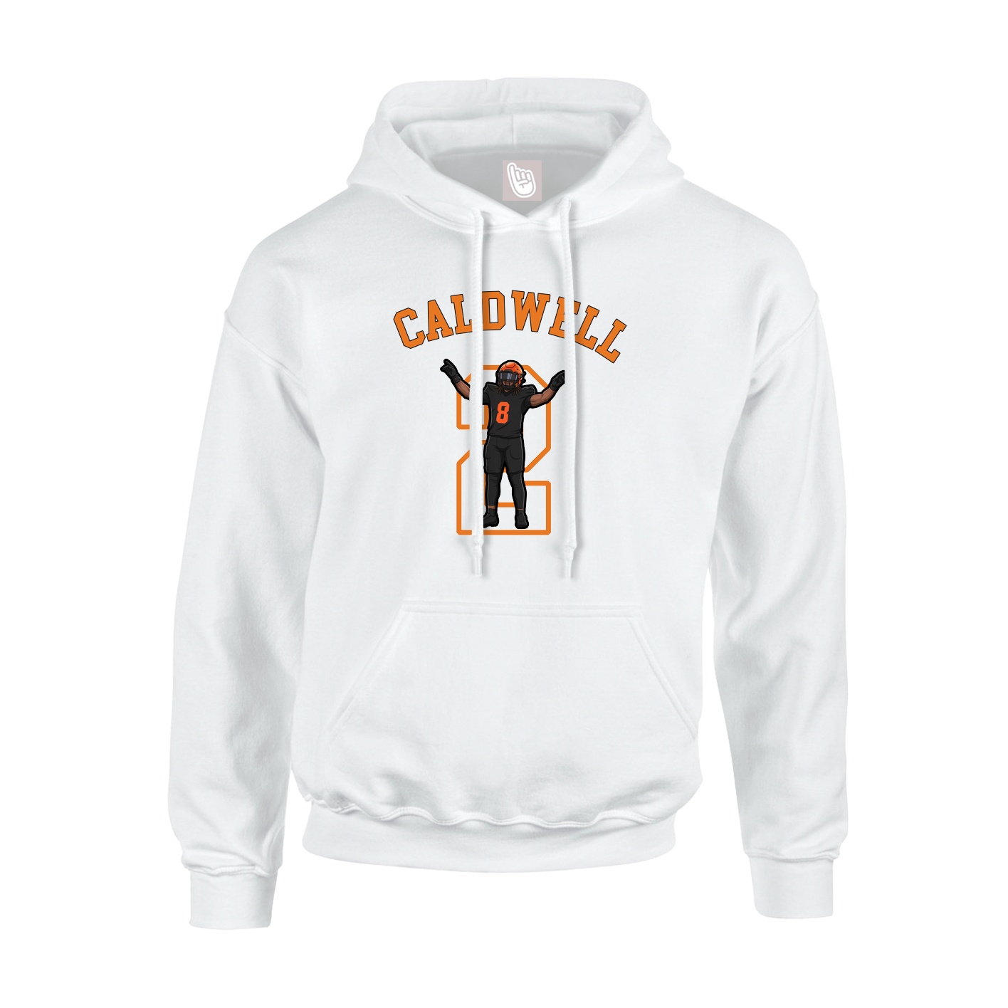 Youth Hoodie — Shirsey Arch in White