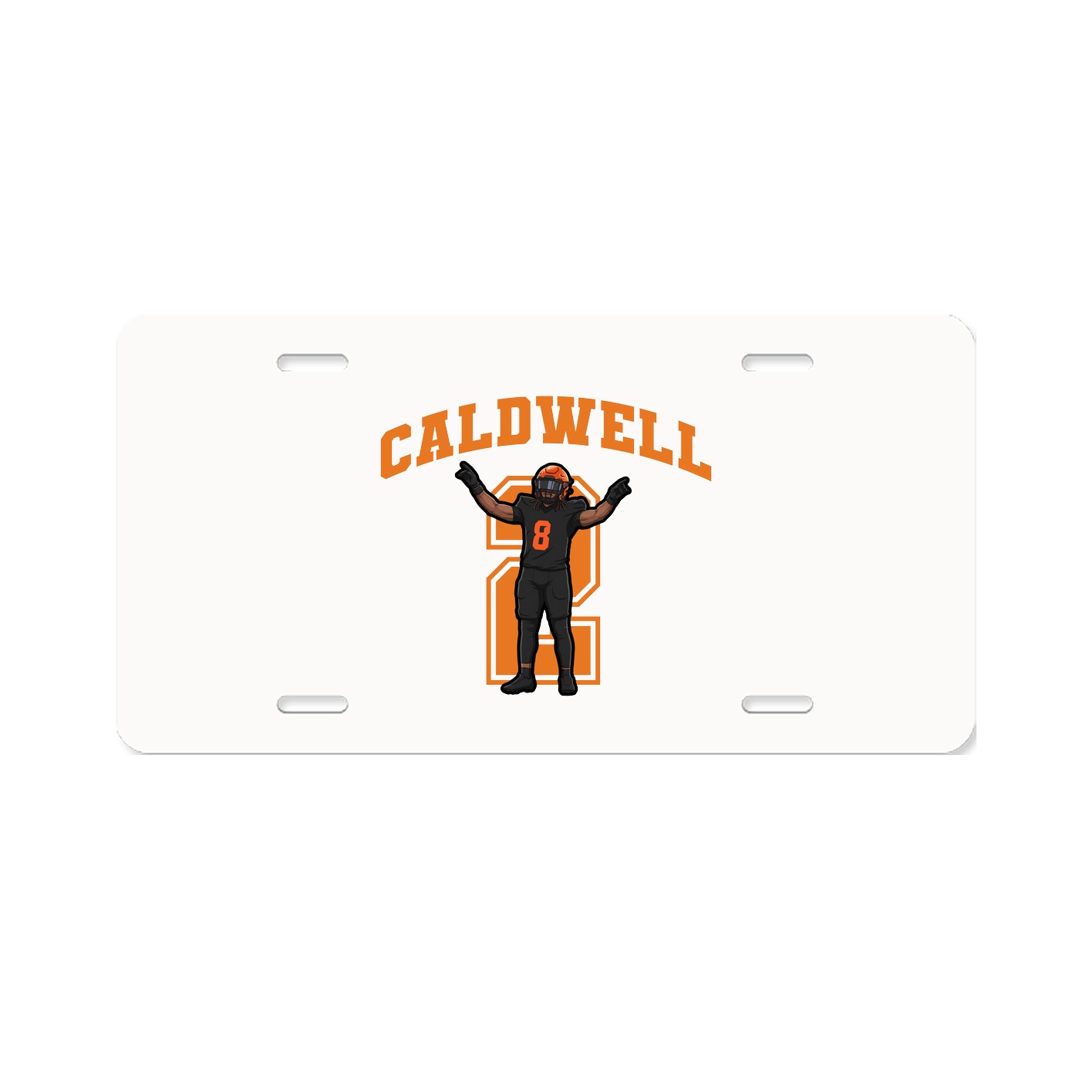 License Plate — Number in Classic