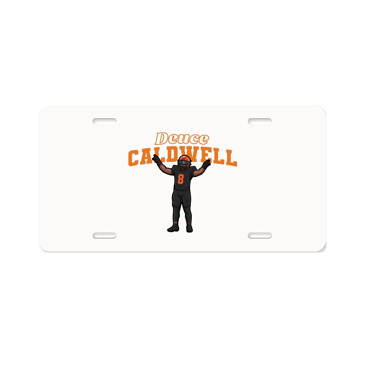 License Plate — Name Arch in Classic