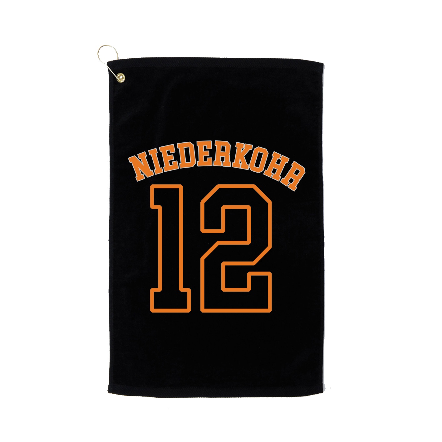 Golf Towel — Shirsey Arch in Black
