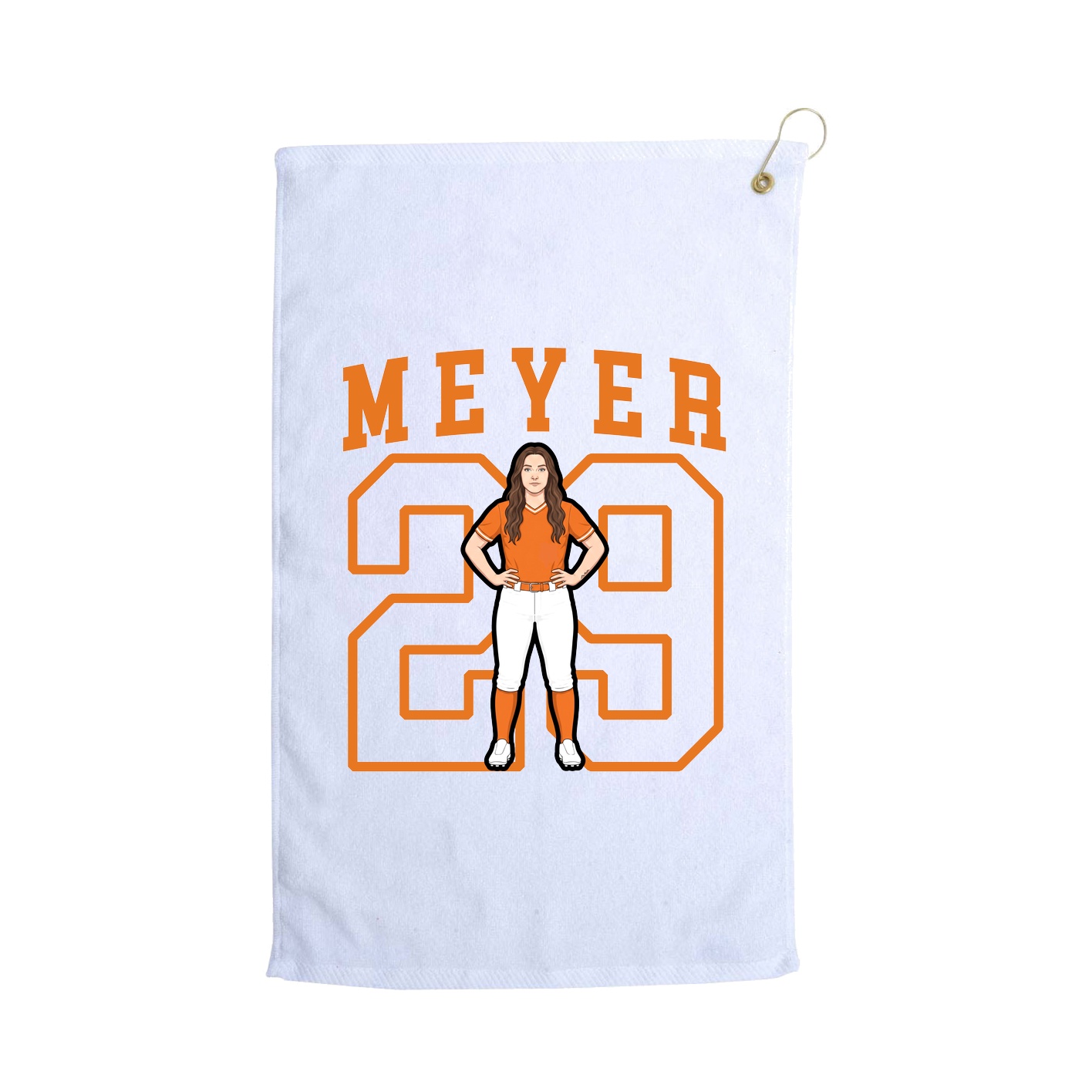 Golf Towel — Shirsey in White