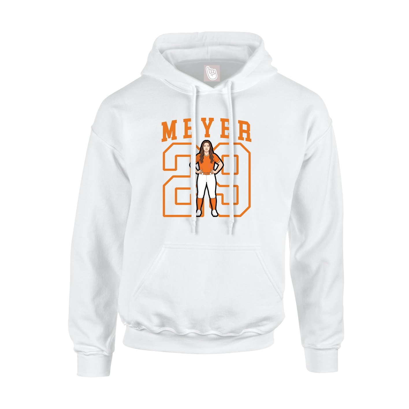 Hoodie — Shirsey in White