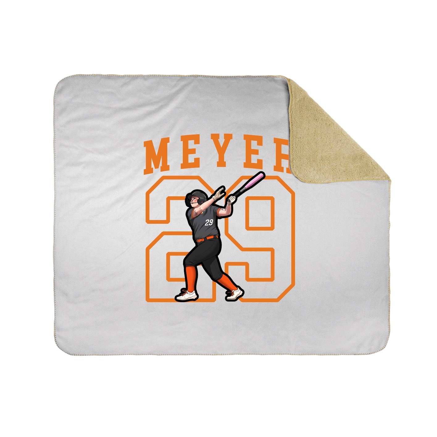 Throw Blanket — Shirsey in White