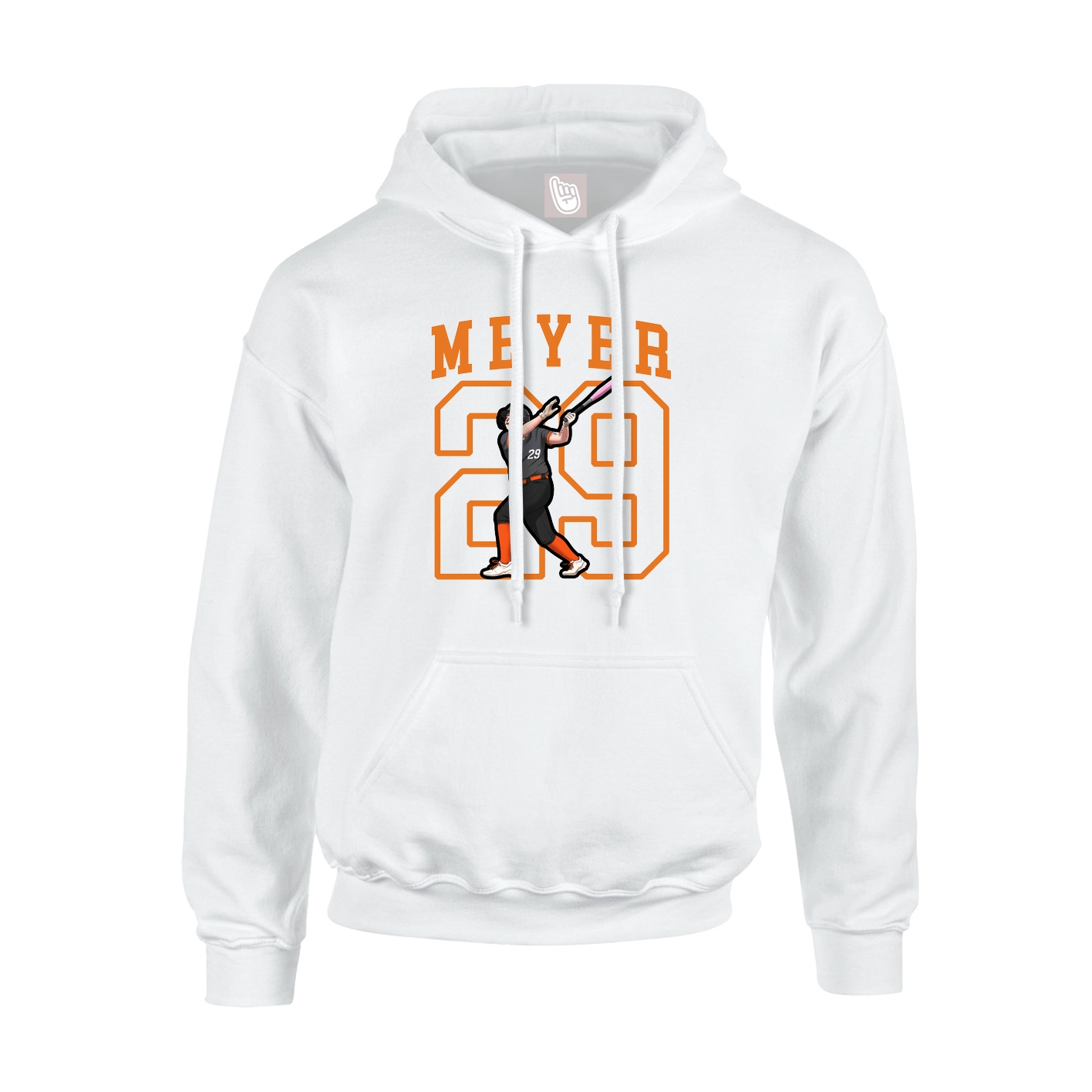 Hoodie — Shirsey in White