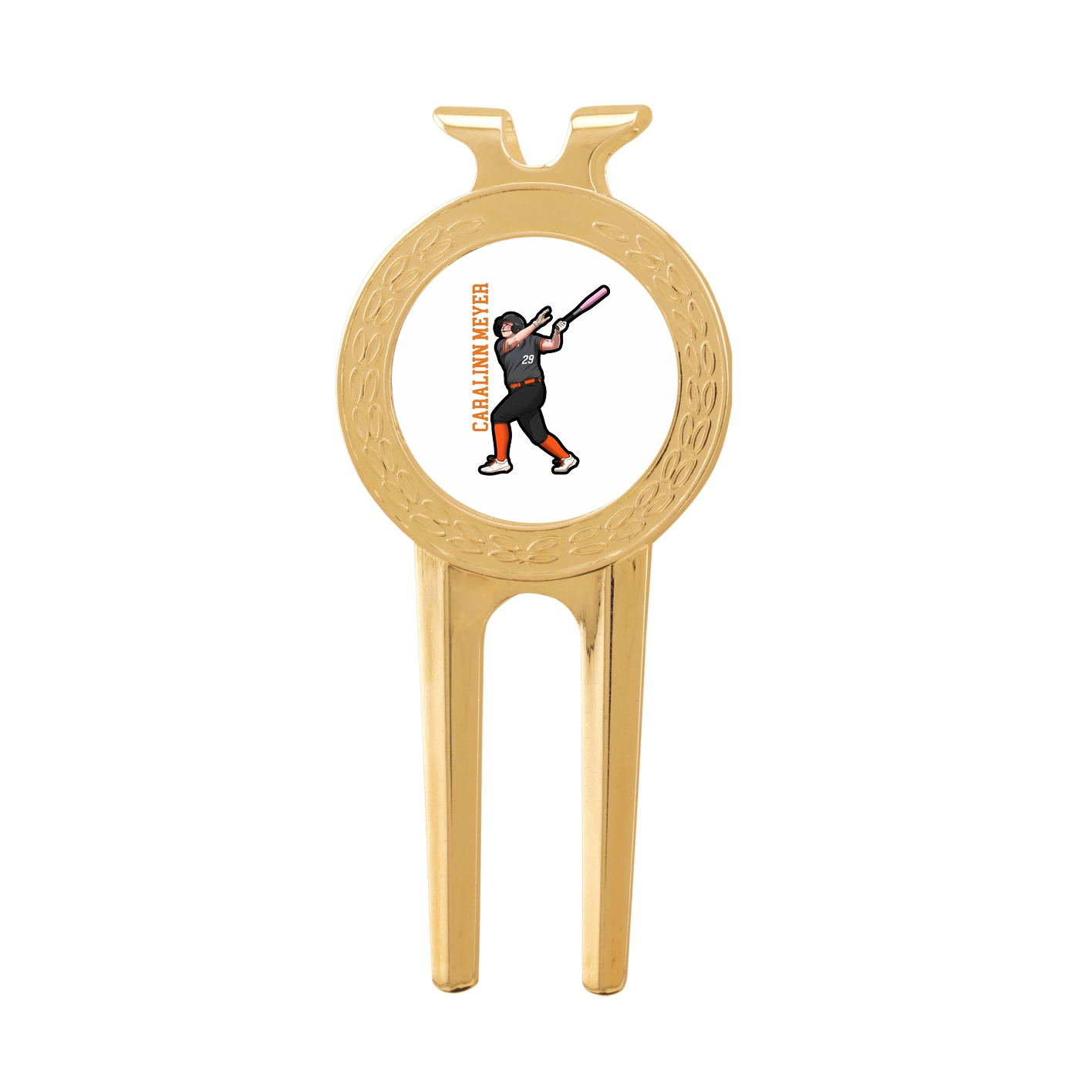 Divot Tool with Ball Marker — Name Vertical in Classic