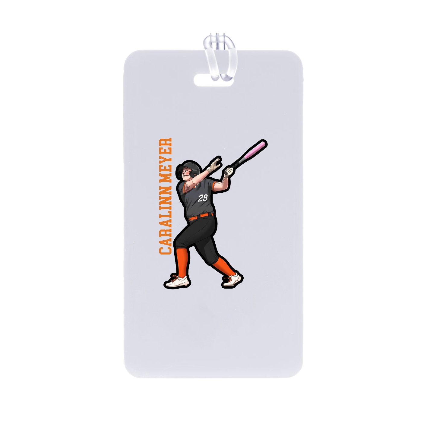 Bag Tag — Name Vertical in Classic