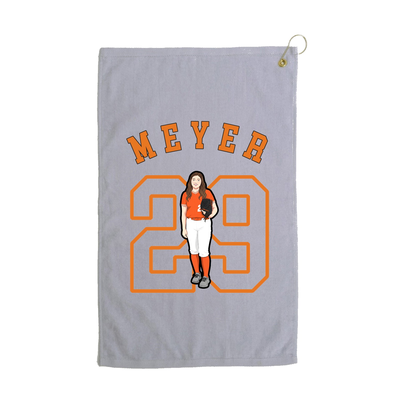 Golf Towel — Shirsey Arch in Grey