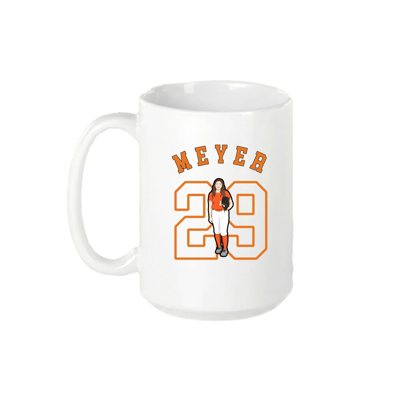 15oz Coffee Mug — Shirsey Arch in White