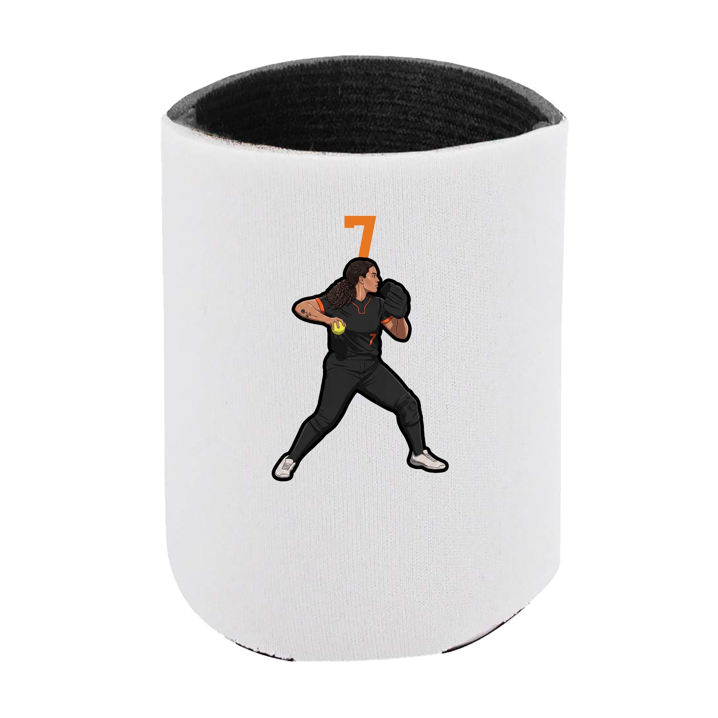 Can Holder — Number Top in White