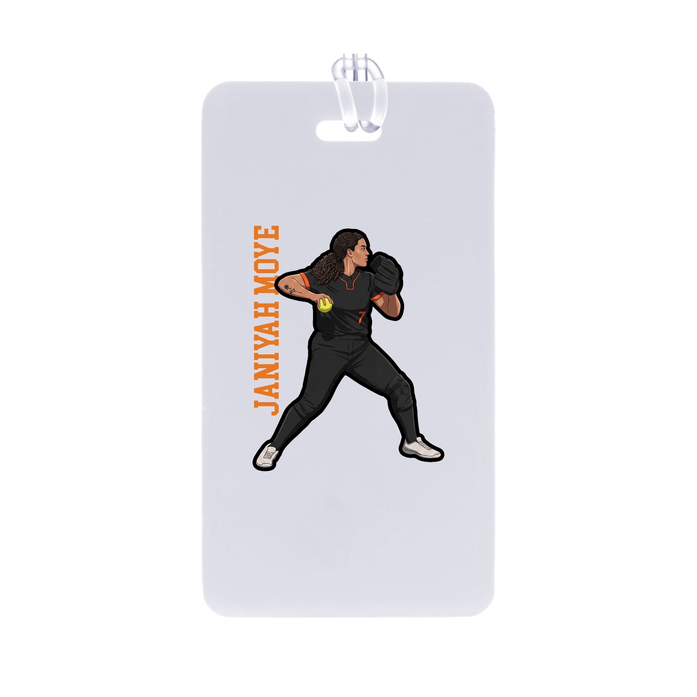 Bag Tag — Name Vertical in Classic