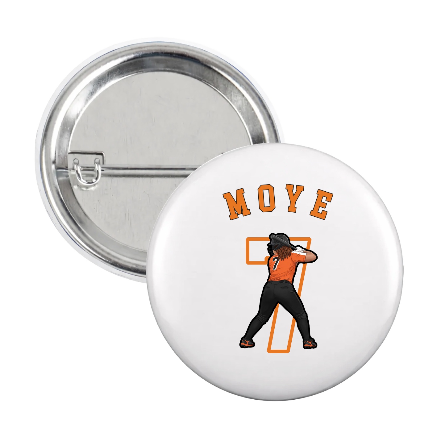 Game Day Button — Shirsey Arch in White