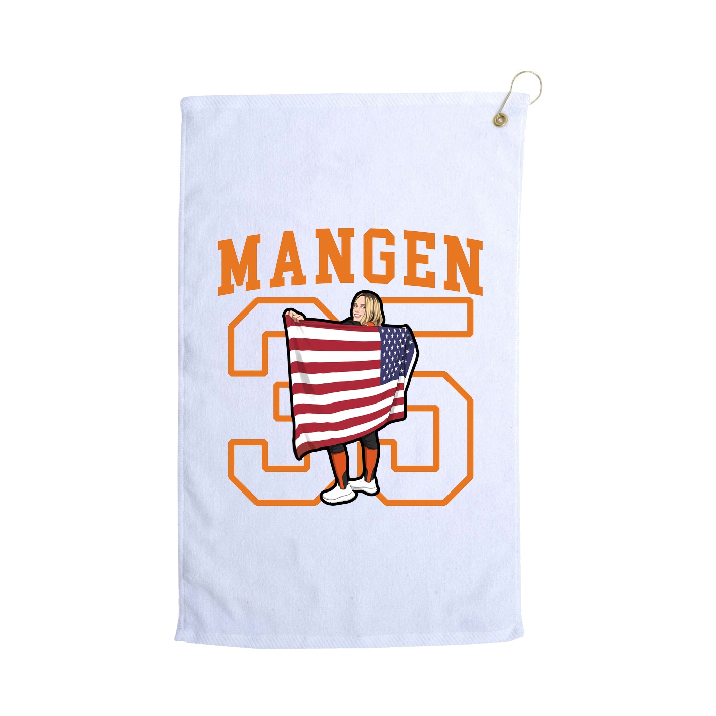 Golf Towel — Shirsey in White