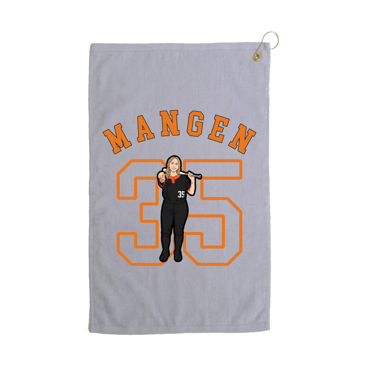 Golf Towel — Shirsey Arch in Grey
