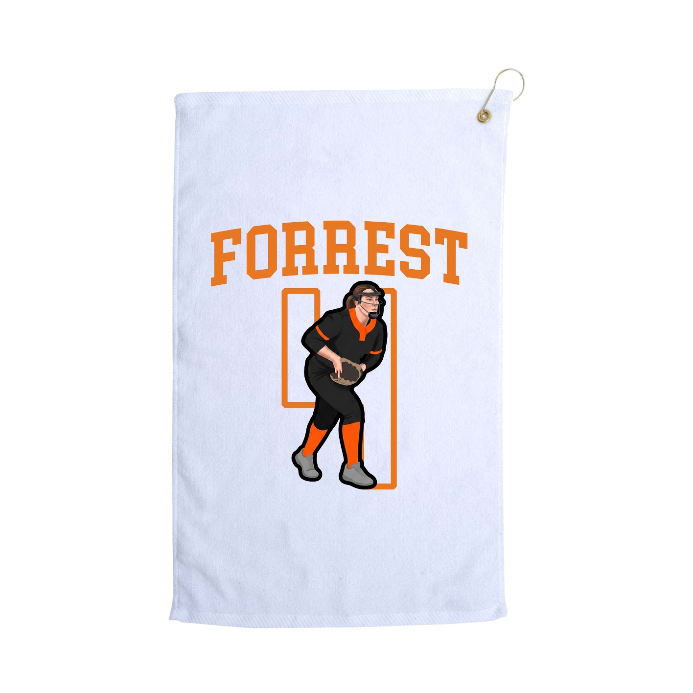 Golf Towel — Shirsey in White