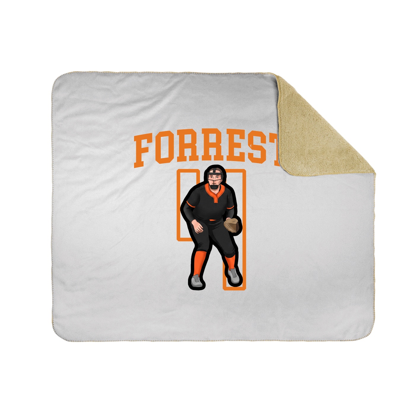 Throw Blanket — Shirsey in White