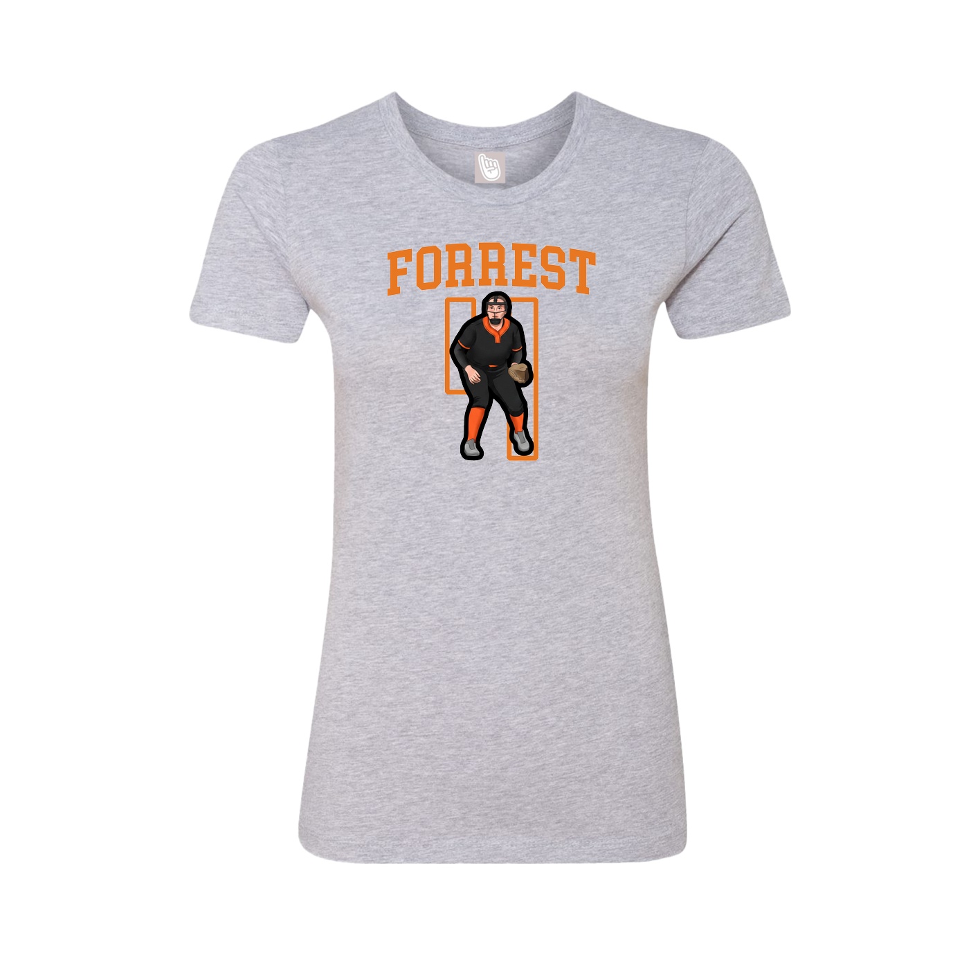 Fitted Women's Tee — Shirsey in Grey