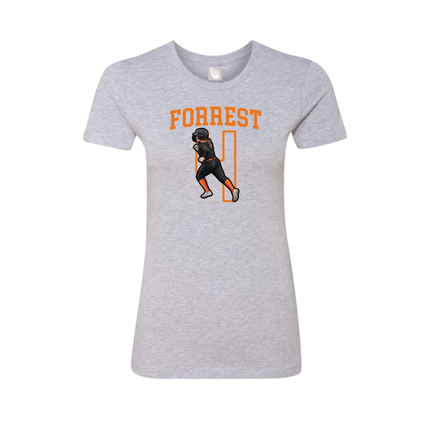 Fitted Women's Tee — Shirsey in Grey