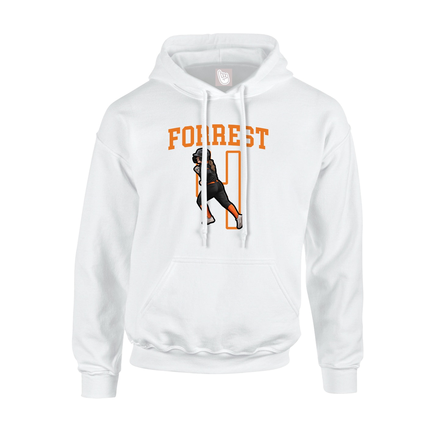 Hoodie — Shirsey in White