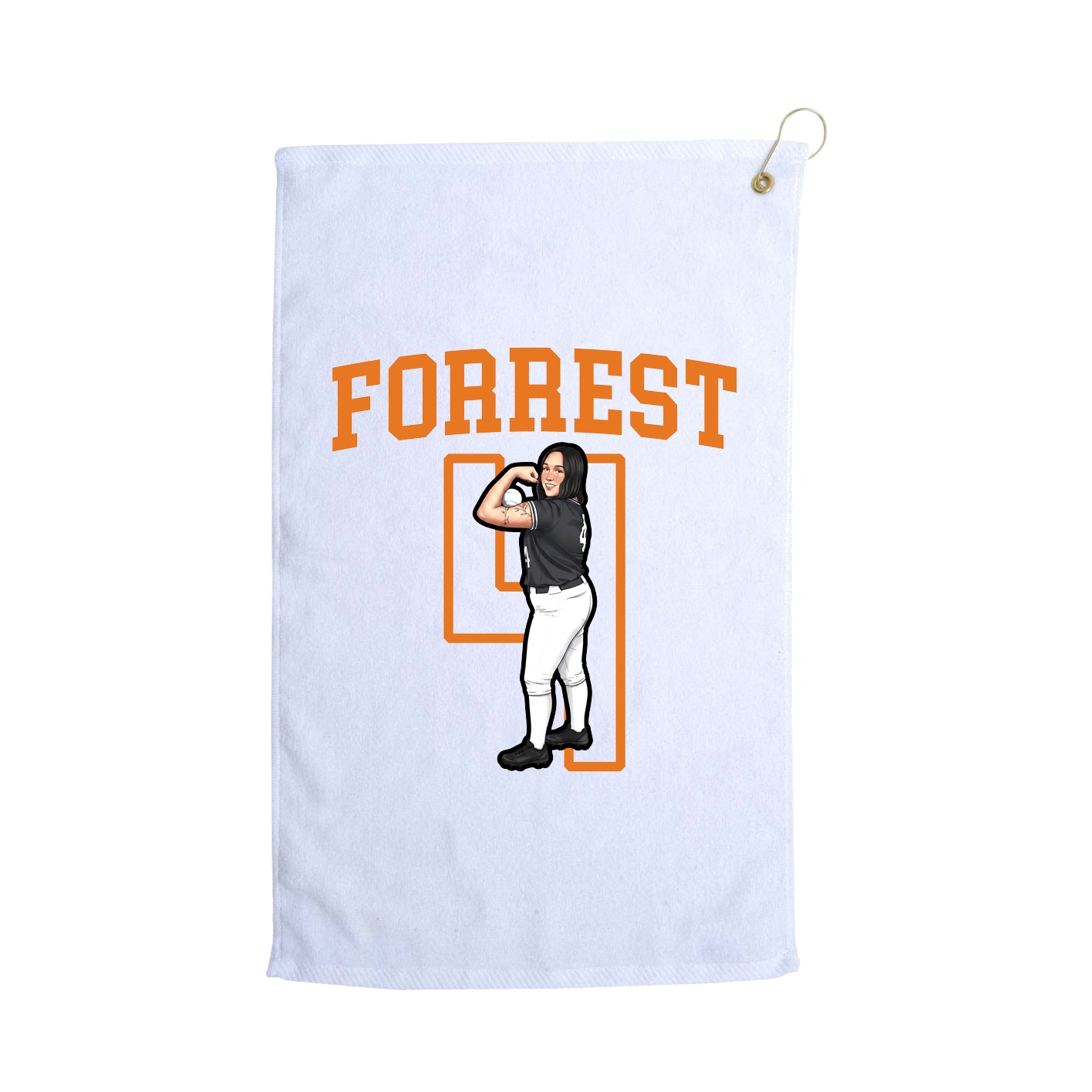 Golf Towel — Shirsey in White