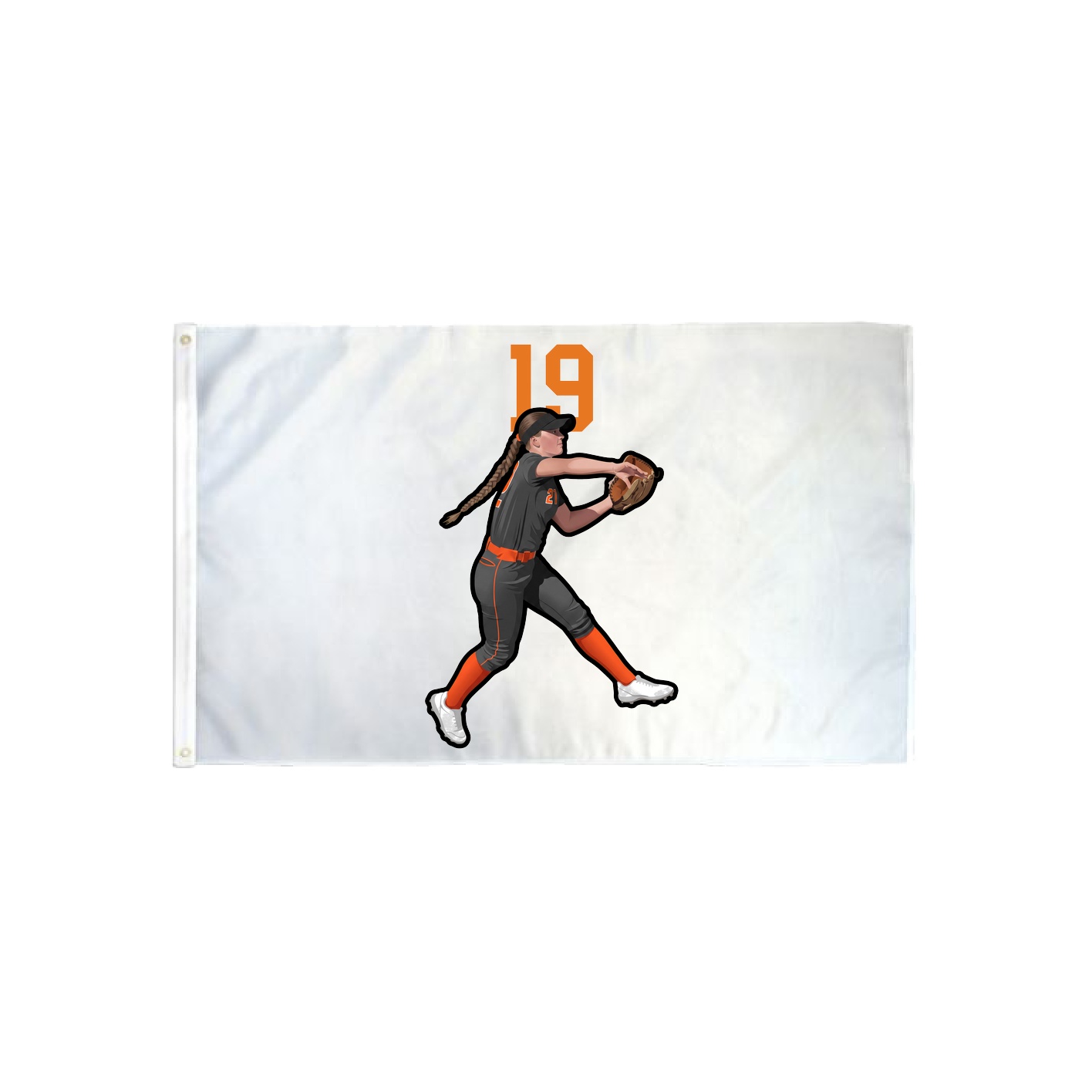 3x5 Flag — Number Top in Classic