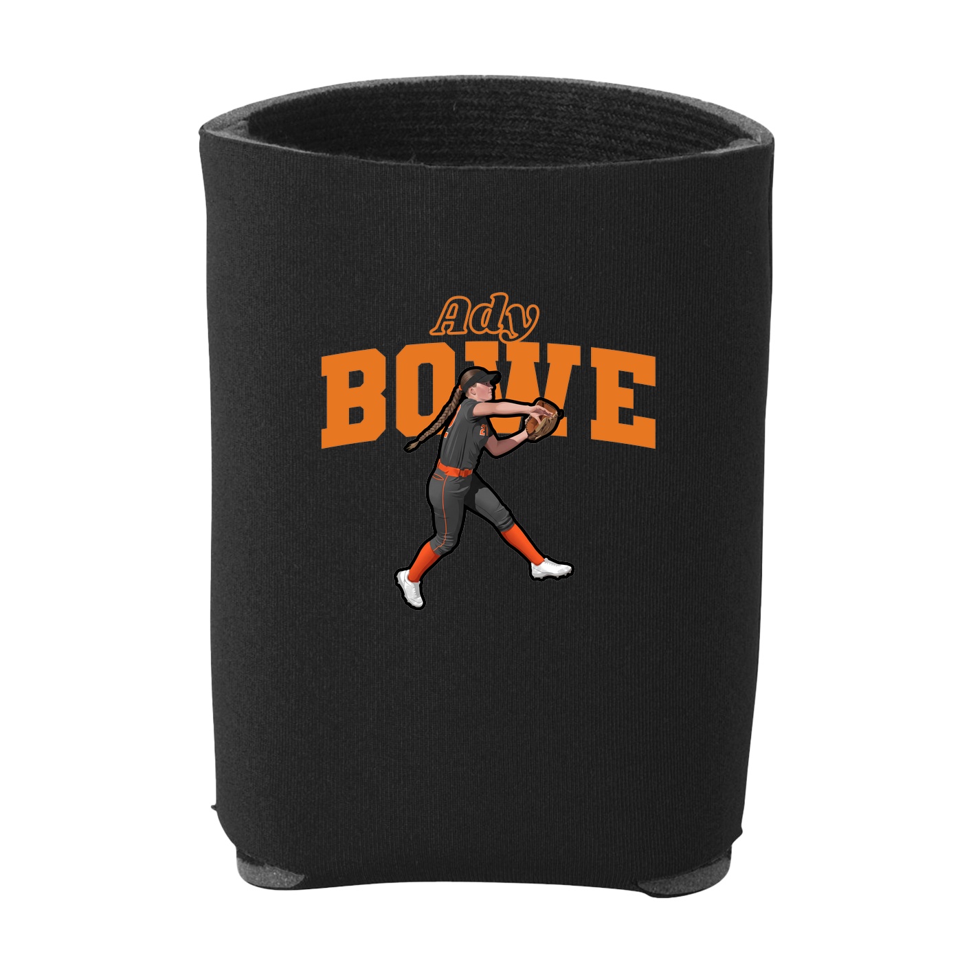 Can Holder — Name Arch in Black