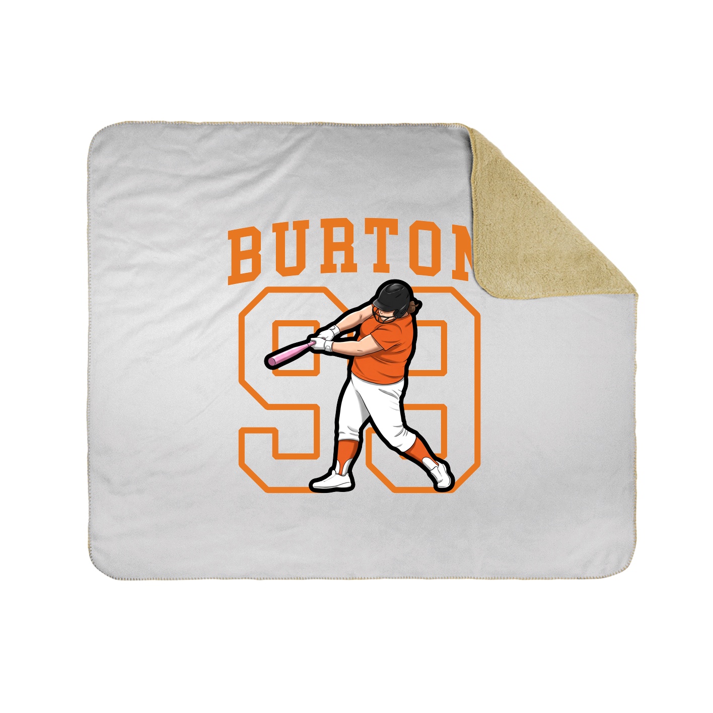 50x60 Sherpa Lined Throw Blanket