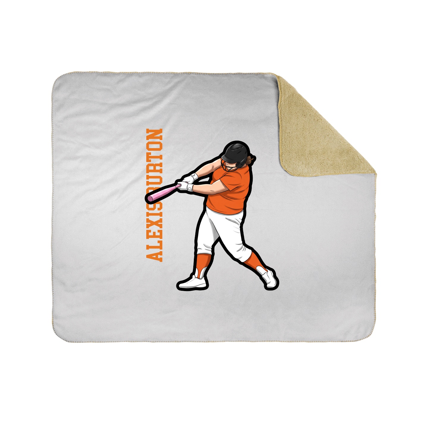 50x60 Sherpa Lined Throw Blanket