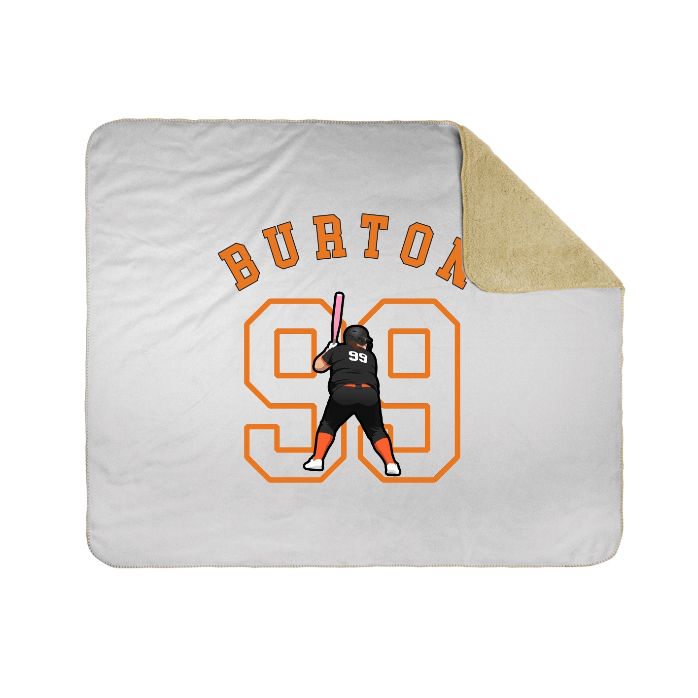 50x60 Sherpa Lined Throw Blanket