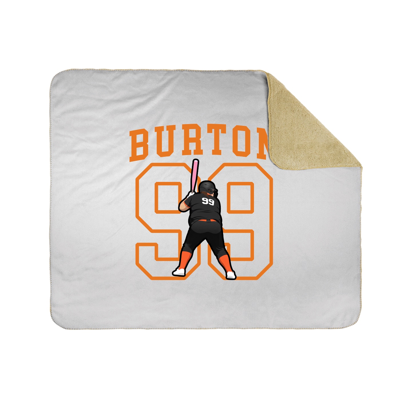 50x60 Sherpa Lined Throw Blanket