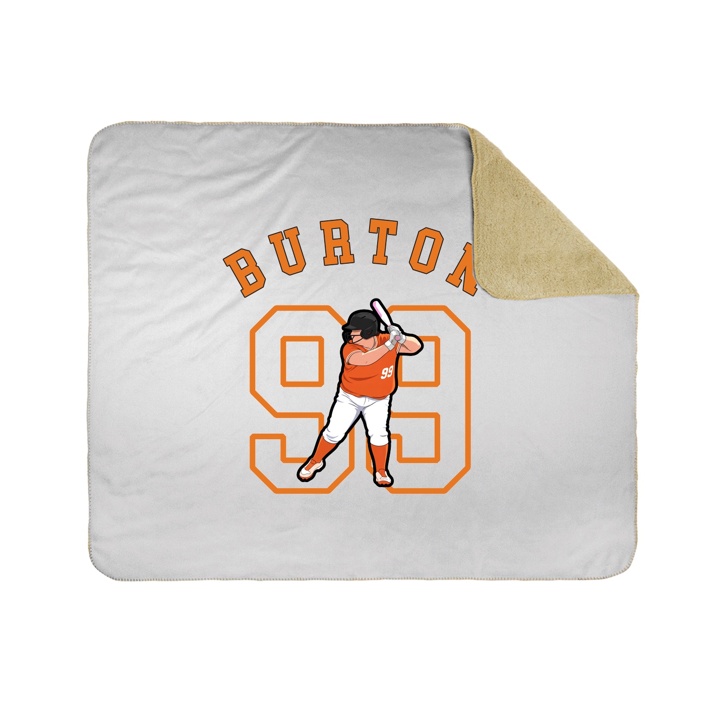 50x60 Sherpa Lined Throw Blanket