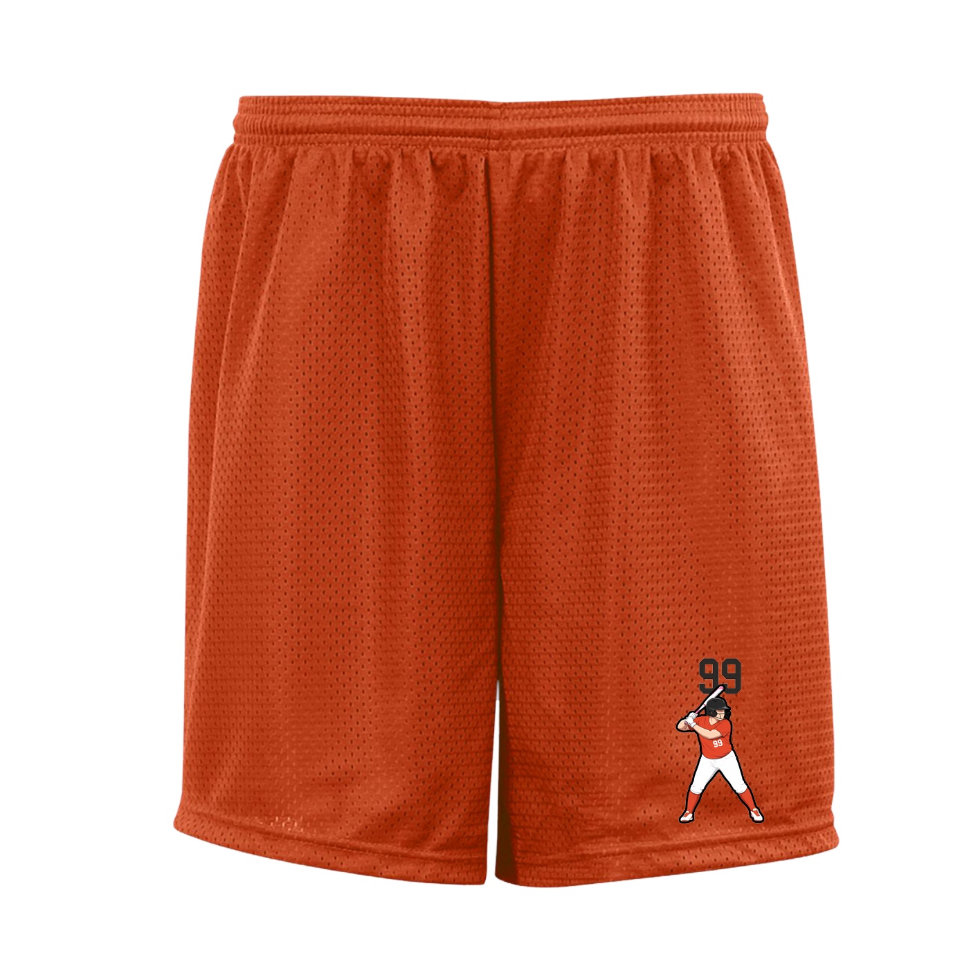 Shorts — Number Top in Orange