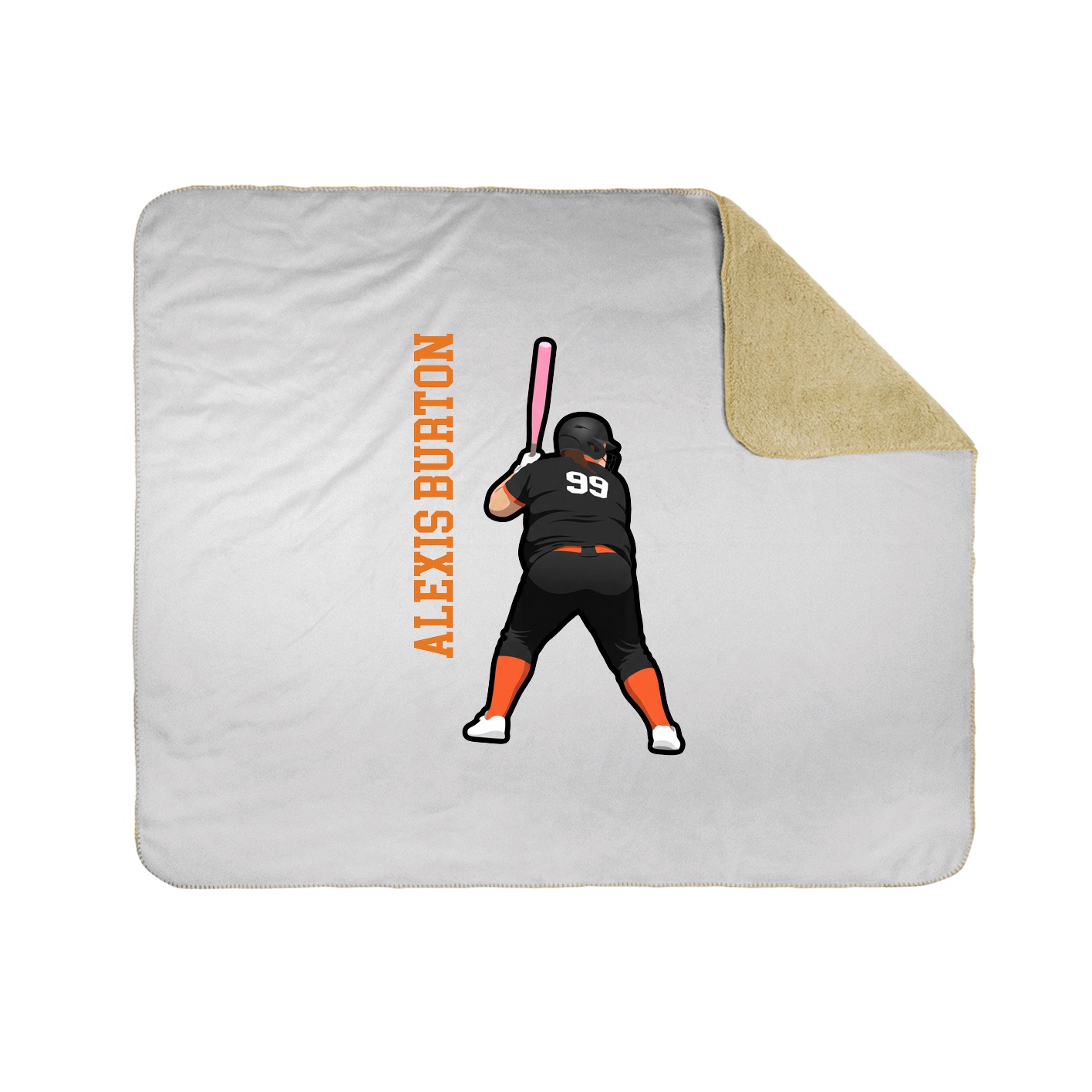 50x60 Sherpa Lined Throw Blanket