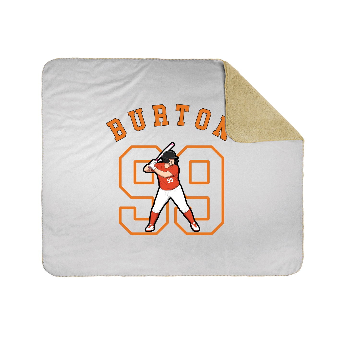 50x60 Sherpa Lined Throw Blanket